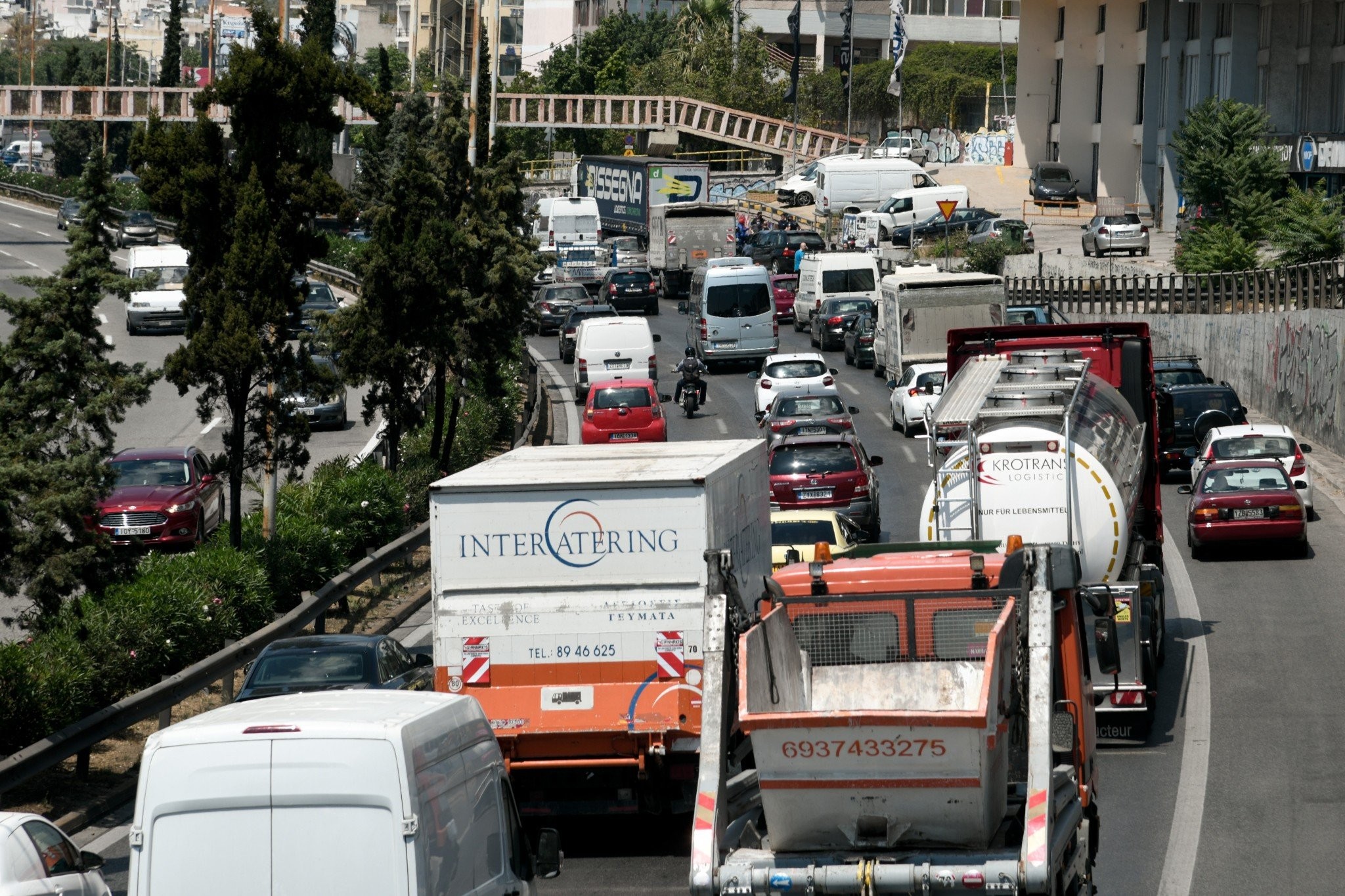 Kίνηση τώρα: «Κοκκινίζει» ο Κηφισός - Σημειωτόν τα οχήματα στη Λεωφόρο Αθηνών