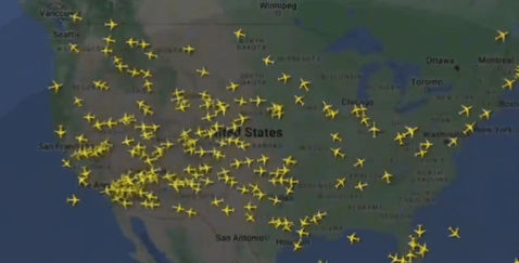 Παγκόσμιο μπλακ αουτ: Εντυπωσιακό timelapse βίντεο δείχνει πώς «άδειασε» ο ουρανός των ΗΠΑ