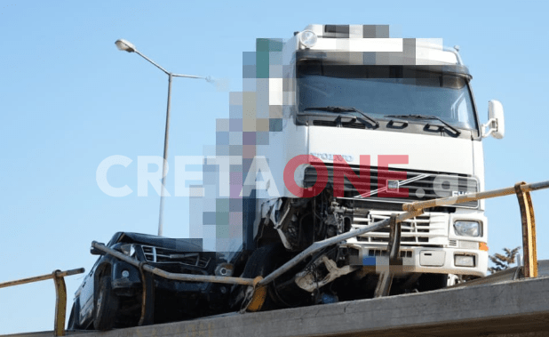 Ηράκλειο: Νταλίκα συγκρούστηκε με αγροτικό και μία μηχανή - Νεκρός ο μοτοσικλετιστής