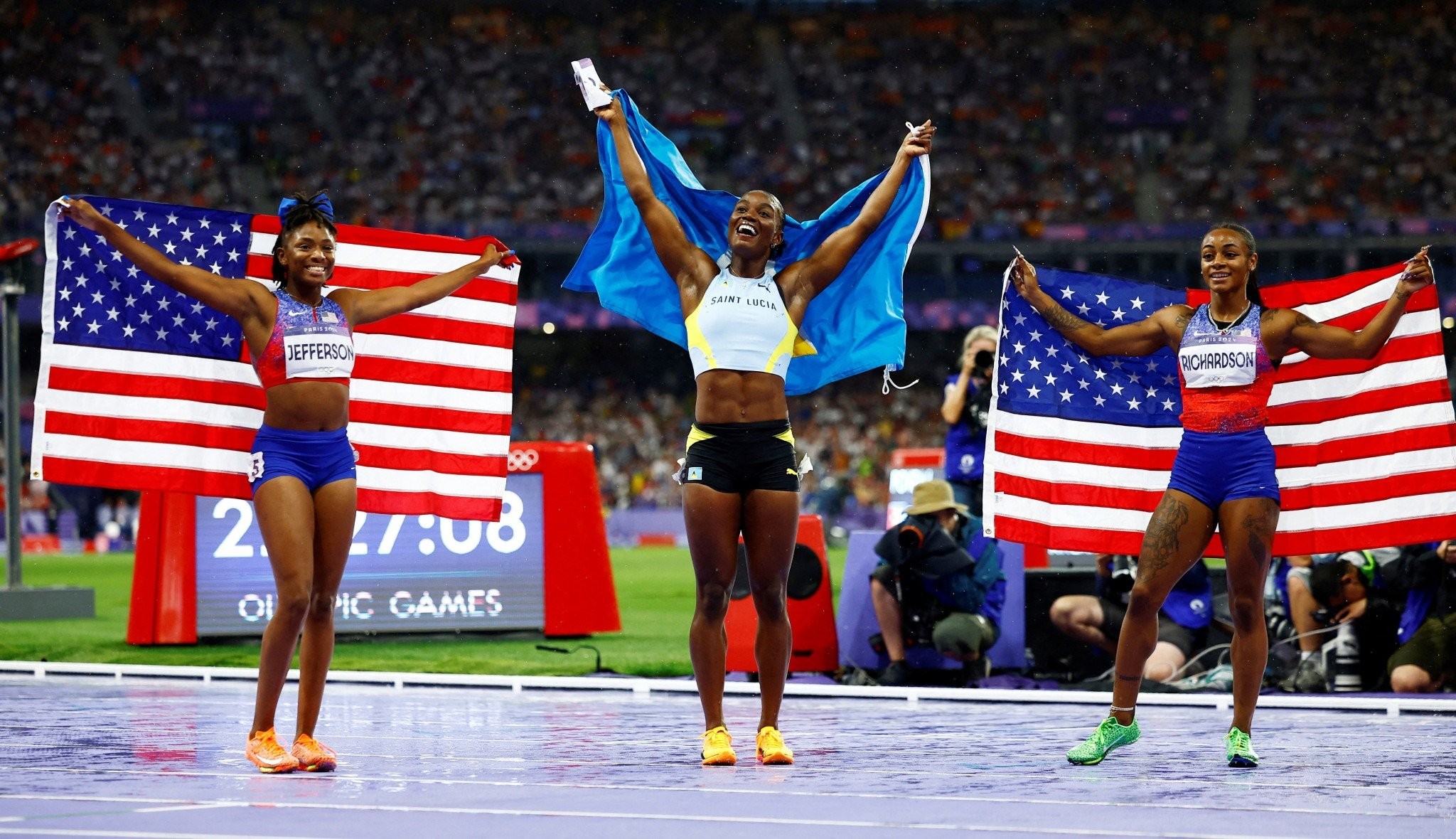 «Χρυσή» ιστορία στους Ολυμπιακούς Αγώνες: Πρώτο μετάλλιο της Αγίας Λουκίας με την Άλφρεντ στα 100μ