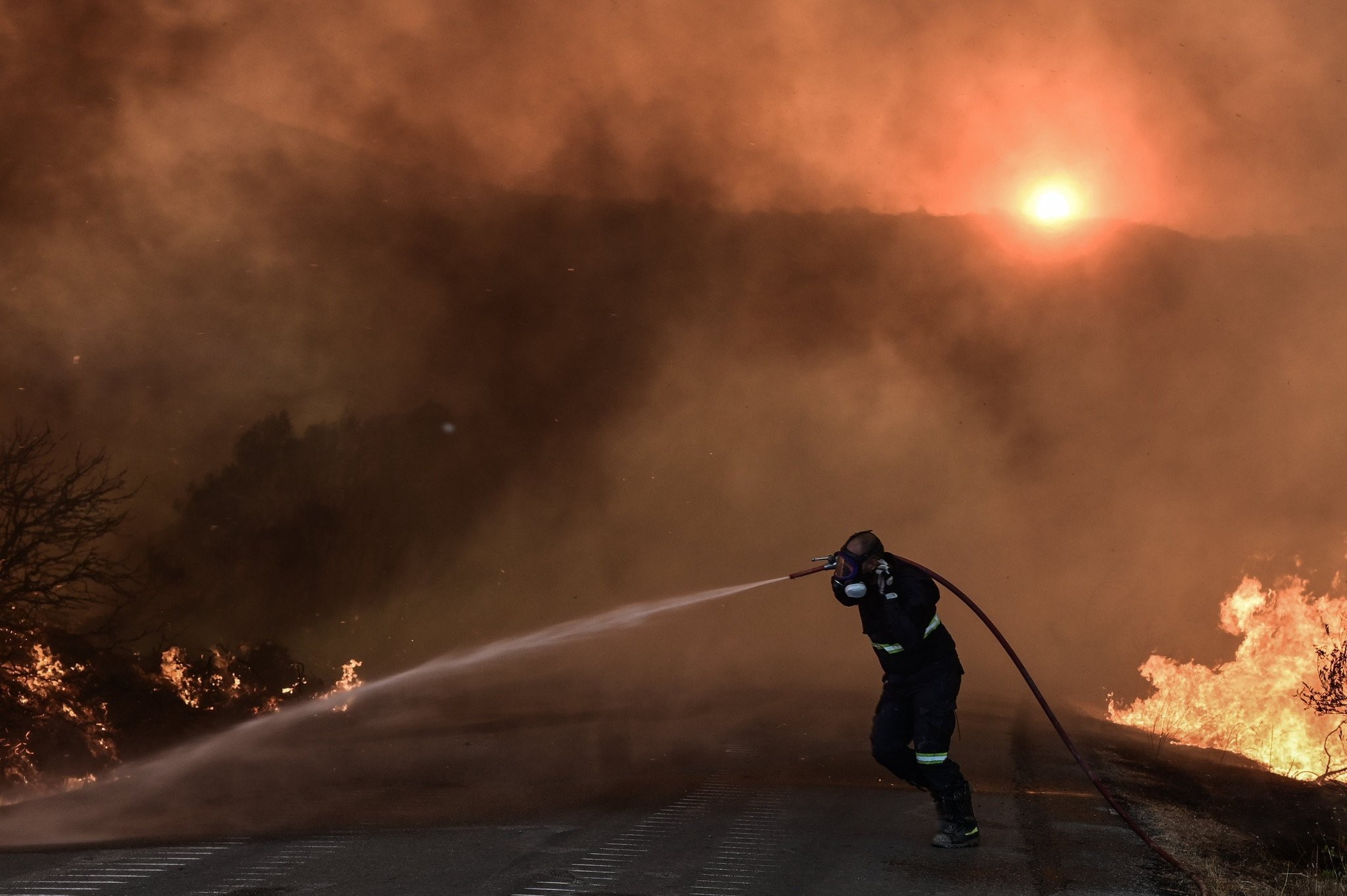 Ανδραβίδα: Σε εξέλιξη η φωτιά στην περιοχή Άνω Κουρτέσι