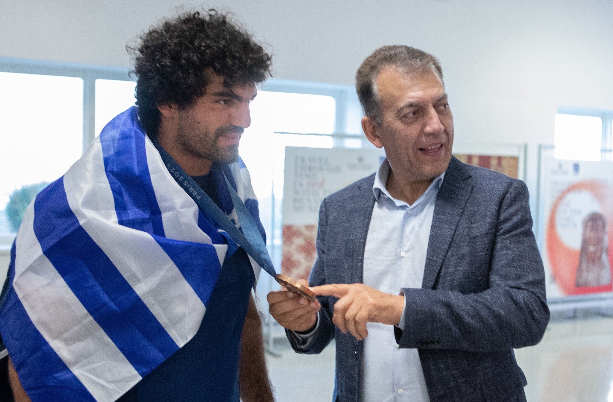 Στην Παναγία Εκατονταπυλιανή της Πάρου Βρούτσης, Τσελίδης και... Ολυμπιακό μετάλλιο