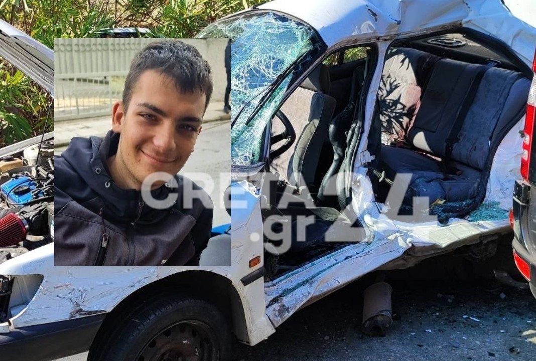 Κρήτη: Ανείπωτος θρήνος για τους 3 νέους που έχασαν τη ζωή τους στο τροχαίο στον ΒΟΑΚ