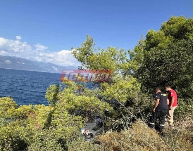 Αχαΐα: Οδηγός «έφυγε» από τον δρόμο και έπεσε σε γκρεμό - Σώθηκε από θαύμα