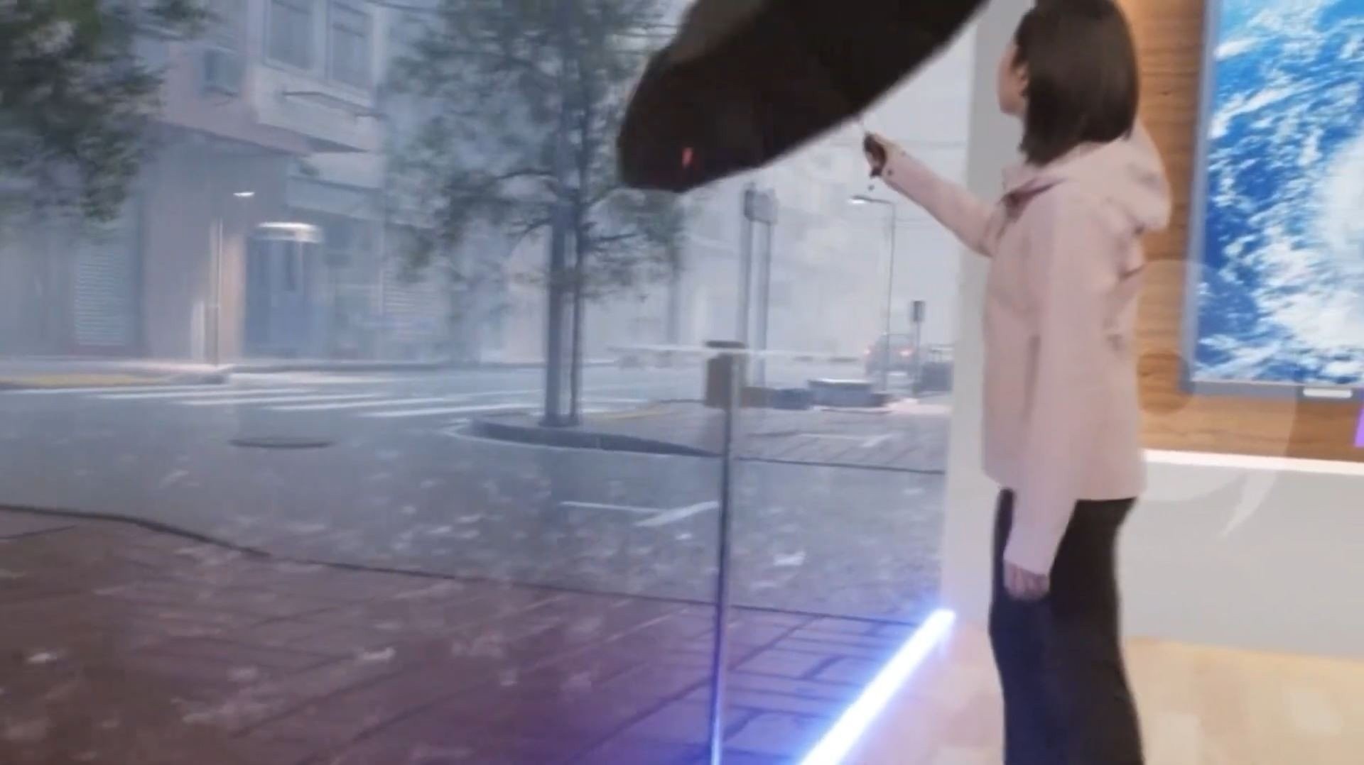 Πρόγνωση καιρού σε άλλο επίπεδο στην Κίνα: Έφεραν τον τυφώνα «Γιάγκι» μέσα στο στούντιο