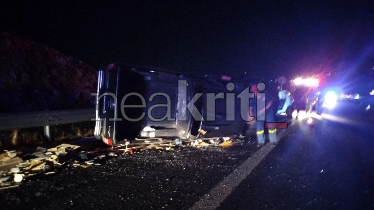 Θανατηφόρο τροχαίο στο Ηράκλειο: Νεκρή μια γυναίκα μετά από σφοδρή σύγκρουση