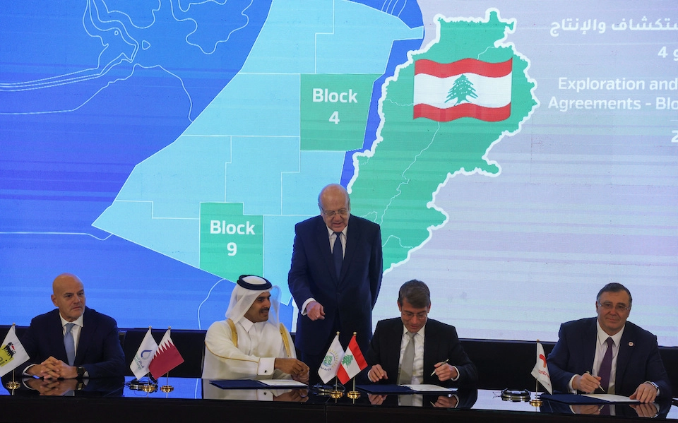 Λίβανος: Το Κατάρ παίρνει τη θέση που είχε η Ρωσία στις έρευνες για υδρογονάνθρακες