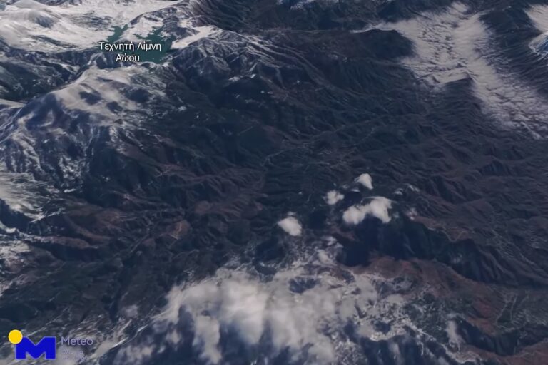 Μαγικές εικόνες πάνω από τη χιονισμένη Πίνδο – Δείτε το βίντεο