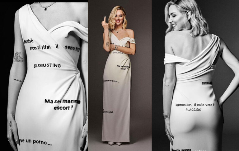 Chiara Ferragni: Το φόρεμα του οίκου Dior γεμάτο με προσβολές από haters στέλνει ένα ηχηρό μήνυμα